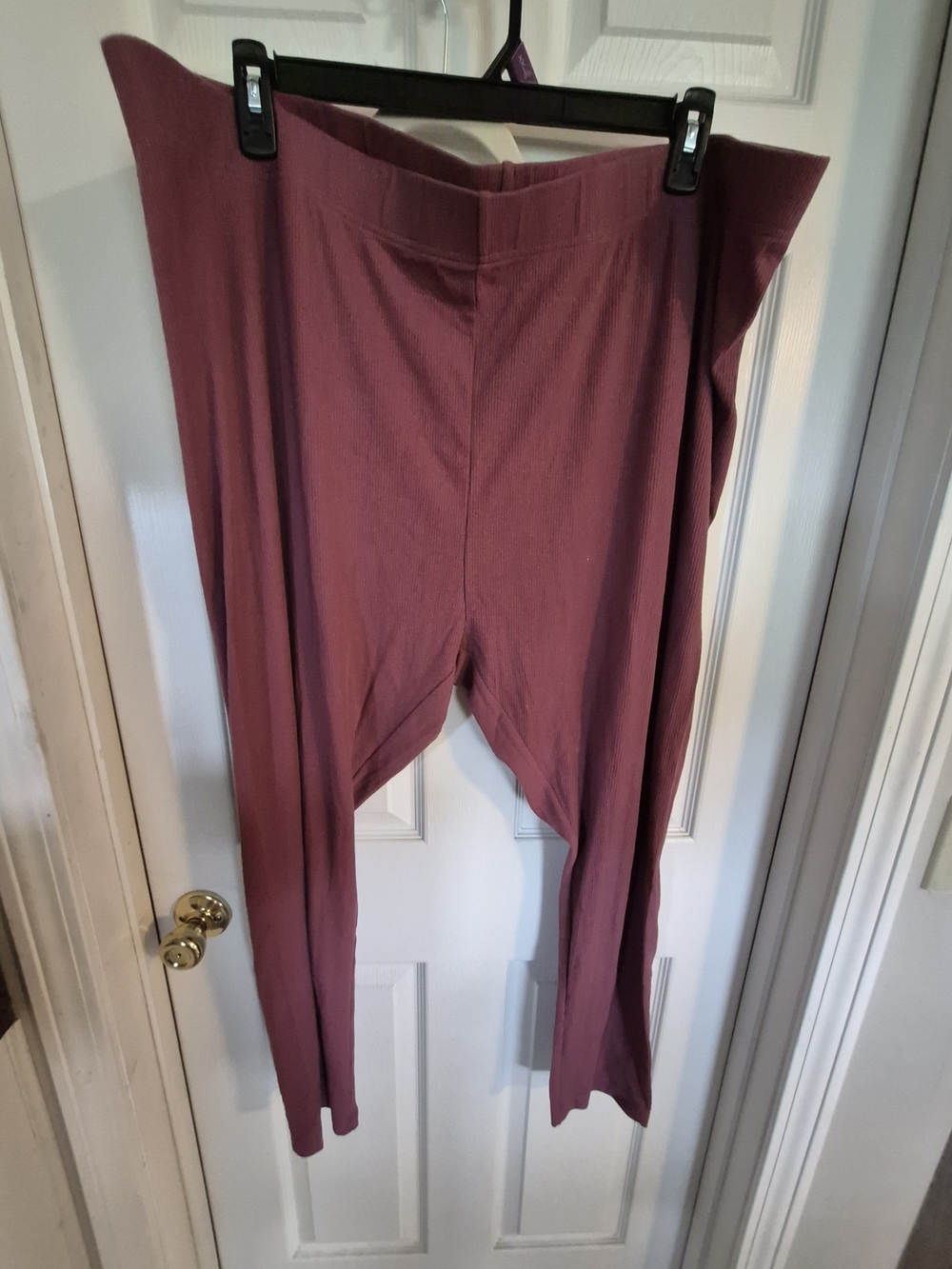 Old Navy Mauve Ribbed Lounge Pants